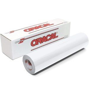 12" x 25 Feet MATTE WHITE Oracal 651 Cricut Hobby Craft Decal Vinyl Sticker